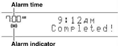 YAMAHA TSX132B - Set the alarm time and alarm type - 7