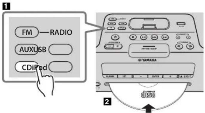 YAMAHA TSX132B - Escuchar un CD - 1