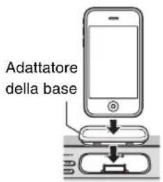 YAMAHA TSX132B - Posizionare I'iPod nell'apposita base - 1