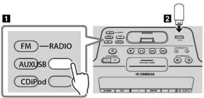 YAMAHA TSX132B - Escuchar un disposativo USB - 1