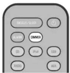 YAMAHA TSX132B - ADJUSTING THE BRIGHTNESS OF THE FRONT PANEL DISPLAY (remote control only) - 1