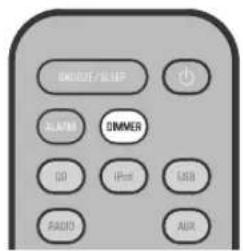 YAMAHA TSX132B - HELDERHEID DISPLAY VOORPANEL EL AFSTellen (alleen afstandsbediening) - 1