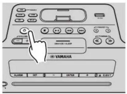 YAMAHA TSX132B - EINSCHALTEN DES SYSTEMS - 1