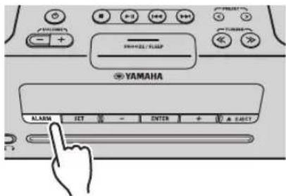 YAMAHA TSX132B - Activación/desactivación de la alarma - 1