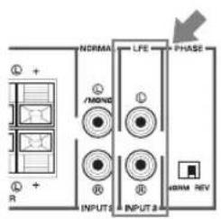 YAMAHA NSSW310 - ■Anschluss an die LFE (INPUT3)-Anschlüsse - 1