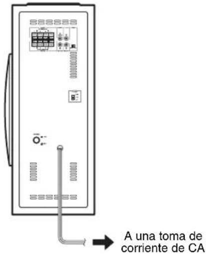 YAMAHA NSSW310 - Enchufe el altavoz de ultragraves a la toma de corriente de CA - 1