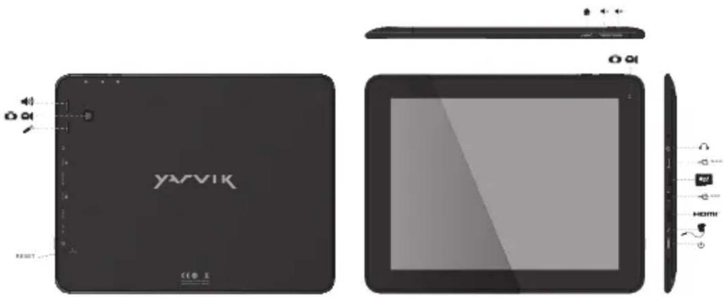 Yarvik Xenta 97ic+ - Buttons & Connections - 1