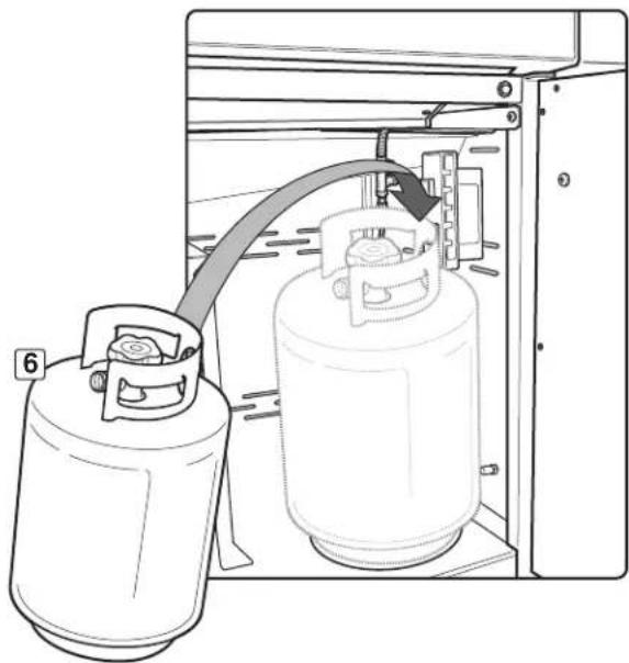 WEBER Summit E670 - Connect The Hose To The Cylinder - 4