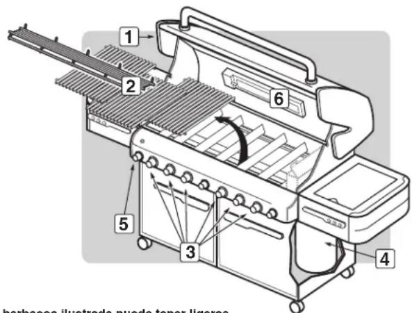 WEBER Summit E670 - ⚠ PELIGRO - 2