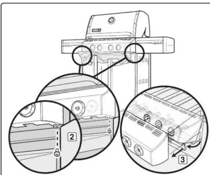 WEBER Summit S470 - Removing Control Panel - 2