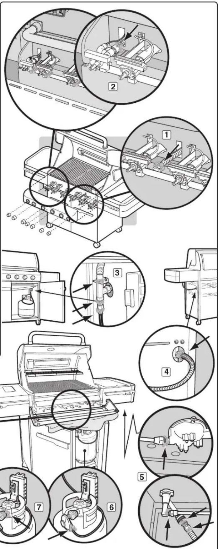 WEBER Summit S470 - Remise en place du panneau de commande - 1