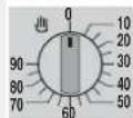 Vitrokitchen 3600N - DESCRIPTION OF OVEN AND COMMAND PANEL (page 4) - 1