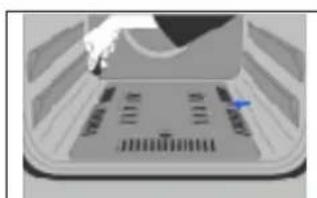 Vitrokitchen CB55BB - Geminderte Flamme Gashahneinstellung - 10