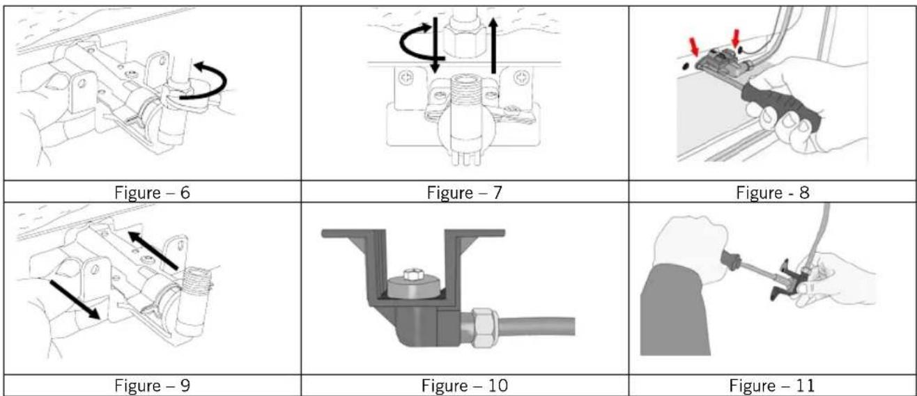 Vitrokitchen CB55BB - Brûleur du haut/bas: - 1