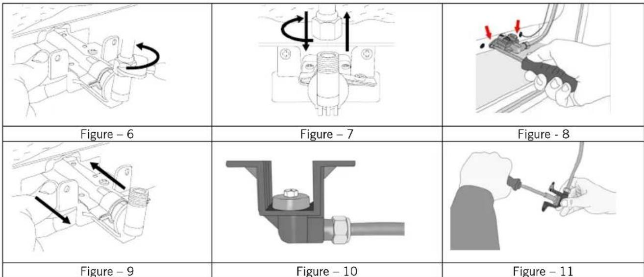 Vitrokitchen CB55BB - For oven burners: - 1