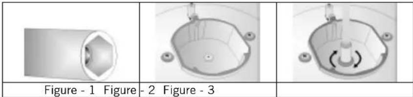 Vitrokitchen CB55BB - Nozzle change operation: - 1