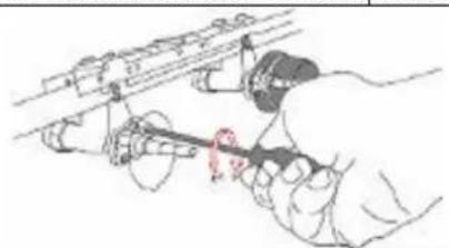 Vitrokitchen CB55IB - Reduced Flame Gas Cock Adjustment: - 2