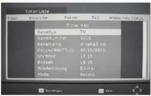 XORO HRT 7515 - Timerprogrammierung - 1