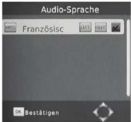 XORO HRT 7515 - Tonspur/Sprache wechseln - 1