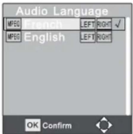 XORO HRT 7515 - Langue audio - 1