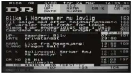 XORO HRT 7515 - Télétexte - 1