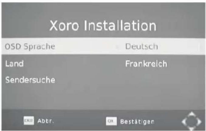 XORO HRT 7515 - Erstinstallation - 1