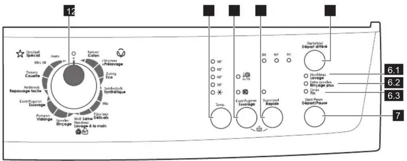 ZANUSSI ZWH6160P - De wasmiddellade sluiten - 2