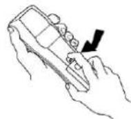 YAMAHA PDM4210 - Close the battery cover. - 1