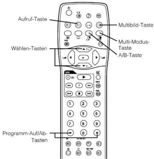 YAMAHA PDM4210 - Aktivieren des 12-Bilder-Modus vom TV-Bildschirm aus - 1