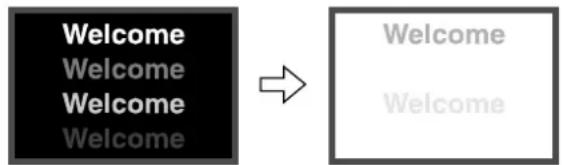 YAMAHA PDM4210 - Image retention characteristics of a plasma display panel - 1