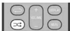 YAMAHA MCR042 - Using repeat/shuffle playback (remote control only) - 3