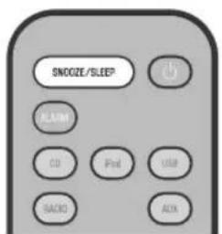 SNOOZE/SLEEP BLACK CD Print USB SACID AUX