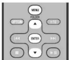 MENU FOLDER OPTION +10 ENTER << >>| >>| >>| <<>