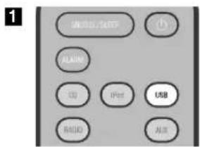 YAMAHA MCR042 - Воспроизведение с USB-устройства - 1