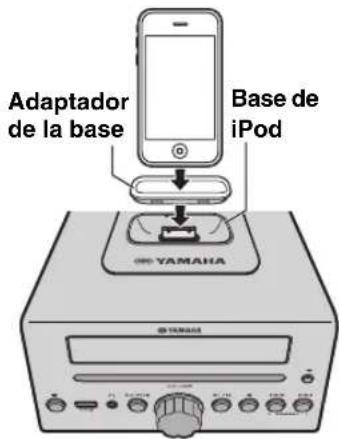 Adaptador de la base Base de iPod YAMAHA