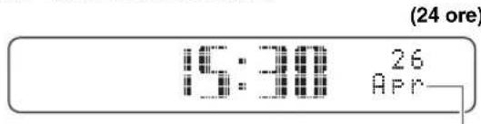 YAMAHA MCR042 - ◆ Impostazione manuale dell'ora - 2