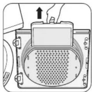 ZANUSSI ZTEB288 - Nettoyage des filtres à peluches - 3