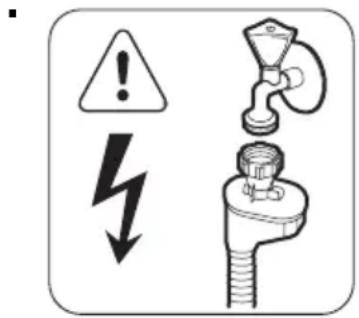 ZANUSSI ZDF18001WA - Aansluiting aan de waterleiding - 1
