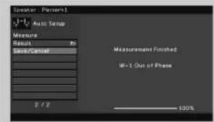 YAMAHA CXA5000 - If "W-1:Out of Phase" appears - 1