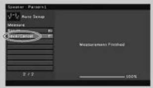 YAMAHA CXA5000 - Use the cursor keys to select "Save/Cancel" and press ENTER. - 1