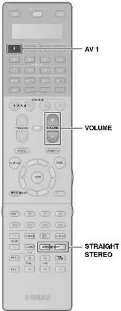 YAMAHA CXA5000 - Playing back a BD/DVD - 1