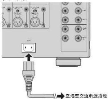 YAMAHA MXA5000 - 连接电源线 - 1