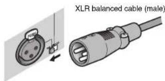 YAMAHA MXA5000 - INPUT (XLR) jack - 1
