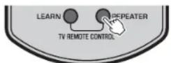 YAMAHA YAS93 - Houd de REPEATER-toets op de afstandsbediening van de soundbar langer dan 3 seconden ingedrukt om de repeaterfunctie van de afstandsbediening van de tv In/uit te schakelen. - 1
