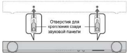 YAMAHA YAS93 - Повесьте звуковую панель на стену. - 1