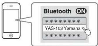 YAMAHA YAS93 - Para ihop en Bluetooth-enhet med ljudplankan - 3