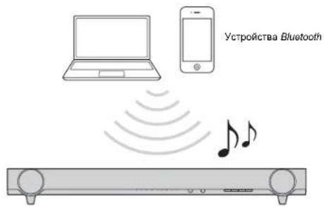 YAMAHA YAS93 - Прослушивание звука с устройства Bluetooth (только для YAS-103) - 1