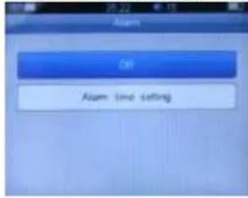 Alarm OK Alarm: line setting