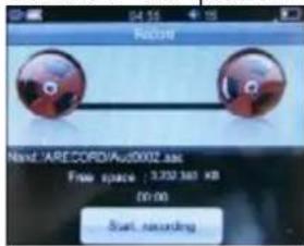 Record Next:ARECORD/Aud0002.asp Free space : 3,732.165 KB 00:00 Start recording