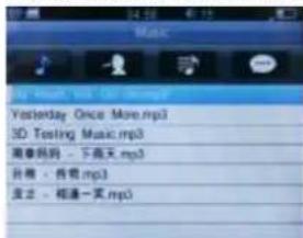 My Music, 10.0 Or more.mp3 Yesterday Once More.mp3 3D Testing Music.mp3 晚事妈妈 - 下两天.mp3 片播 - 持播.mp3 皮之 - 相逢一笑.mp3
